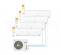 Мультисплит-система AUX AM5-H42 + AMWM-H09 х 2шт + AMWM-H12 х 2шт